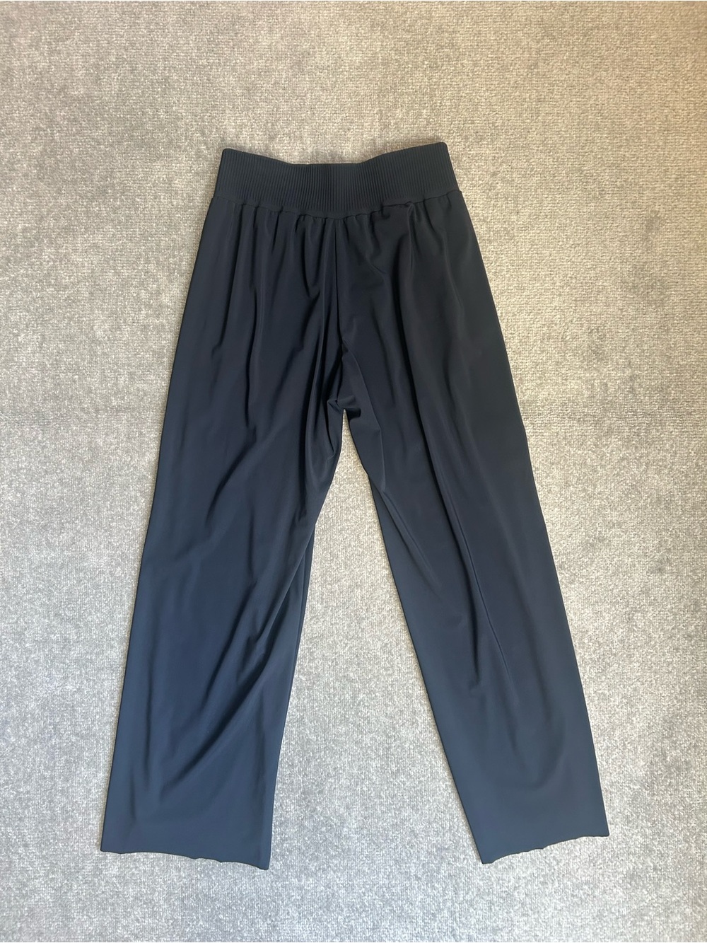 NWOT Athleta Navy Blue Wide Leg Size Medium Cosmic Pants - Picture 10 of 15